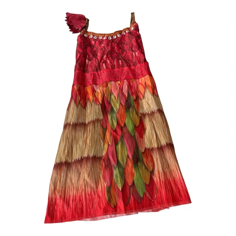Disney Moana Deluxe Adventure Costume for Girls size 4-6